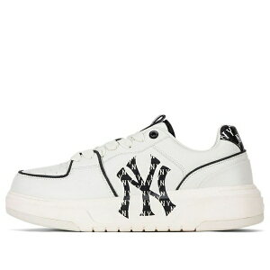 MLB MLB �����Y �X�j�[�J�[ �yMLB Chunky Liner Yankees Monogram 'White Black' 3ASXCLR3N-50WHS�z �T�C�Y US_7(25.0cm)