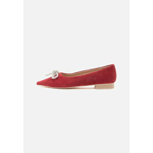 �A���i �t�B�[���h ���f�B�[�X �T���_�� �V���[�Y LEATHER - Ballet pumps - red