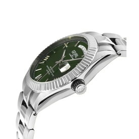 ジェビル レディース 腕時計 アクセサリー Men's West Village Swiss Automatic Silver-Tone Stainless Steel Watch 40mm Silver