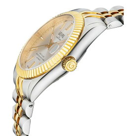 ジェビル レディース 腕時計 アクセサリー Men's West Village Swiss Automatic Two-Toned SS IPYG Stainless Steel Bracelet Watch 40mm Silver