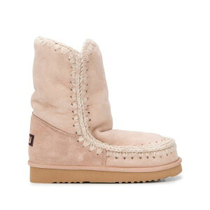 ���E ���f�B�[�X �u�[�c �V���[�Y Eskimo crochet seam boots Pink