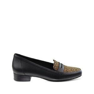 �N���[�N�X ���f�B�[�X �X���b�|���E���[�t�@�[ �V���[�Y juliet coast loafers Black
