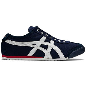 ASICS �A�V�b�N�X �����Y �X�j�[�J�[ �yOnitsuka Tiger Mexico 66 Slip-On Navy Off-White Red�z �T�C�Y US_6(24.0cm) Navy/Off-White