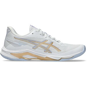 ASICS AVbNX fB[X Xj[J[ yASICS Netburner Ballistic FF 4 White Champagne (Women's)z TCY US_W_13 White/Champagne