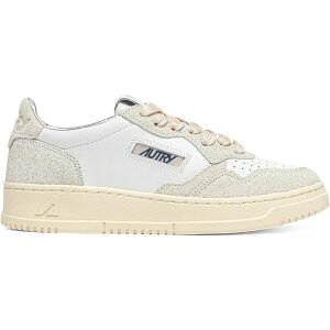 Autry �I�[�g���[ ���f�B�[�X �X�j�[�J�[ �yAutry Medalist Leather Low White Glitter (Women's)�z �T�C�Y EU_35(21.5cm) White