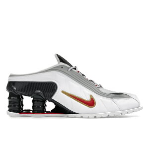 Nike �i�C�L ���f�B�[�X �X�j�[�J�[ �yNike Shox MR4 Mule Martine Rose Metallic Platinum Varsity Red (Women's)�z �T�C�Y US_W_10.5 White/Varsity Red/Metallic Platinum/Dark Charcoal