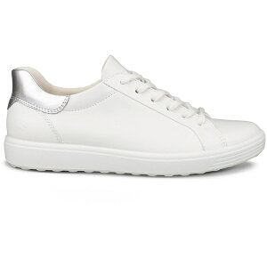 Ecco �G�R�[ ���f�B�[�X �X�j�[�J�[ �yEcco Soft 7 White Silver (Women's)�z �T�C�Y EU_36(22.5cm) White/Silver