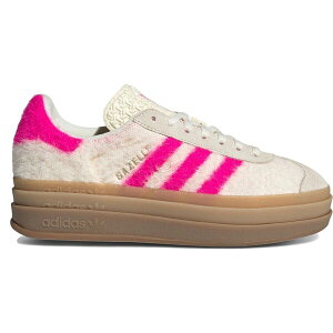 adidas AfB_X fB[X Xj[J[ yadidas Gazelle Bold White Shock Pink (Women's)z TCY US_5.5(22.5cm) Cream White/Shock Pink/Gold Metallic