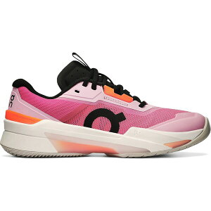 On �I�� ���f�B�[�X �X�j�[�J�[ �yOn The Roger Pro Fire Pink Flame (Women's)�z �T�C�Y US_7(24.0cm) Pink/Flame