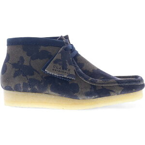 Clarks N[NX fB[X Xj[J[ yClarks Originals Wallabee Boot Black Khaki Floral (Women's)z TCY US_W_10.5 Black/Khaki Floral