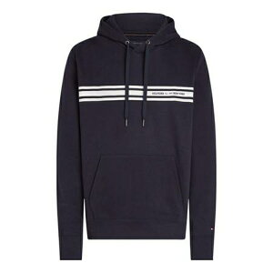 トミー ヒルフィガー メンズ パーカー・スウェットシャツ アウター CENTRAL CHEST STRIPE HOODY