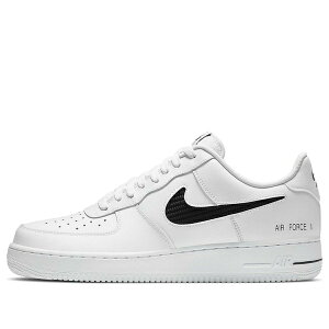 Nike �i�C�L �����Y �X�j�[�J�[ �yNike Air Force 1 '07 LV8 'Cut Out Swoosh - White Black' CZ7377-100�z �T�C�Y US_11(29.0cm)