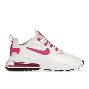 Nike �i�C�L ���f�B�[�X �X�j�[�J�[ �yNike Air Max 270 React White Fire Pink (Women's)�z �T�C�Y US_6.5(23.5cm) White/Team Orange-Black-Fire Pink