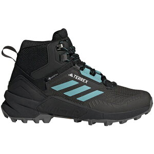 adidas �A�f�B�_�X ���f�B�[�X �X�j�[�J�[ �yadidas Terrex Swift R3 Mid Gore-Tex Core Black Mint Ton Grey (Women's)�z �T�C�Y US_6.5(23.5cm) Core Black/Mint Ton/Grey Five
