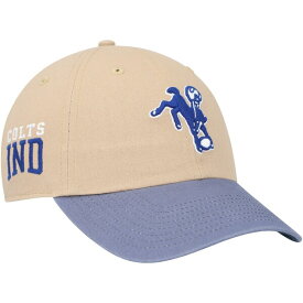 フォーティーセブン メンズ 帽子 アクセサリー Indianapolis Colts '47 Ashford Clean Up Adjustable Hat Khaki/Royal