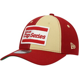 ニューエラ メンズ 帽子 アクセサリー NASCAR New Era 9FORTY AFrame Snapback Hat Gold/Red