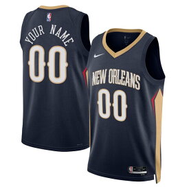 ナイキ メンズ ユニフォーム トップス New Orleans Pelicans Nike Unisex 2022/23 Swingman Custom Jersey Navy Icon Edition