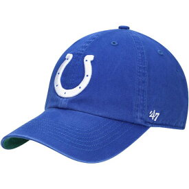 フォーティーセブン メンズ 帽子 アクセサリー Indianapolis Colts '47 Franchise Logo Fitted Hat Royal