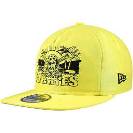 ニューエラ メンズ 帽子 アクセサリー Pittsburgh Pirates New Era Neon Golfer Snapback Hat Yellow