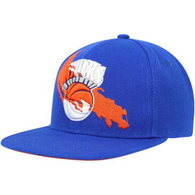 ミッチェル&ネス メンズ 帽子 アクセサリー New York Knicks Mitchell & Ness Paint By Numbers Snapback Hat Blue