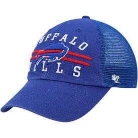 フォーティーセブン メンズ 帽子 アクセサリー Buffalo Bills '47 Highpoint Trucker Clean Up Snapback Hat Royal