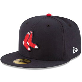ニューエラ メンズ 帽子 アクセサリー Boston Red Sox New Era Alternate Authentic Collection OnField 59FIFTY Fitted Hat Navy