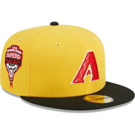 ニューエラ メンズ 帽子 アクセサリー Arizona Diamondbacks New Era Grilled 59FIFTY Fitted Hat Yellow/Black