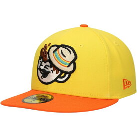ニューエラ メンズ 帽子 アクセサリー Cafecitos de Spokane New Era Copa de la Diversin 59FIFTY Fitted Hat Yellow