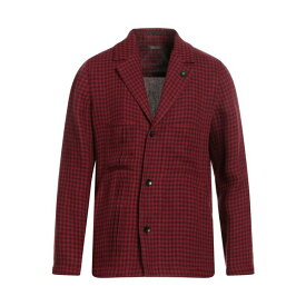 LARDINI ラルディーニ ジャケット＆ブルゾン アウター メンズ Suit jackets Red