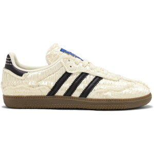 adidas �A�f�B�_�X �����Y �X�j�[�J�[ �yadidas Samba Reverie by Caroline H? CLOT White Textured Silk Upper�z �T�C�Y US_6(24.0cm) Off-White/Black/Gum