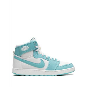 �W���[�_�� �����Y �X�j�[�J�[ �V���[�Y Air jordan 1 ko bleached aqua sneakers White