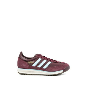 �A�f�B�_�X �����Y �X�j�[�J�[ �V���[�Y Sl 72 rs stripes leather sneakers Red