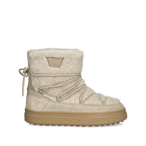 �K���g ���f�B�[�X �u�[�c �V���[�Y Lace-up shearling boots Neutrals