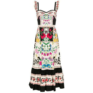 ���E�_�u���E�W�F�C ���f�B�[�X �����s�[�X �g�b�v�X Gingerbread floral maxi dress Neutrals