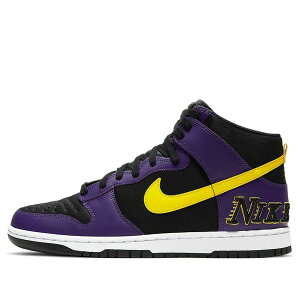 Nike �i�C�L �����Y �X�j�[�J�[ �yNike Dunk High Premium EMB 'Lakers' DH0642-001�z �T�C�Y US_11(29.0cm)