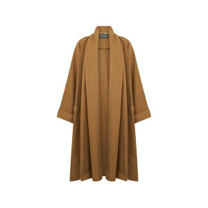 �A���x���^ �t�F���b�e�B ���f�B�[�X �R�[�g �A�E�^�[ Oversized coat Brown