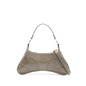 �i�E���Y ���f�B�[�X �g�[�g�o�b�O �o�b�O Razr leather tote bag Grey