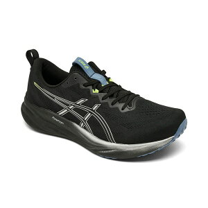 AVbNX Y Xj[J[ V[Y Men's GEL-Pulse 16 Running Sneakers from Finish Line Black, Silver