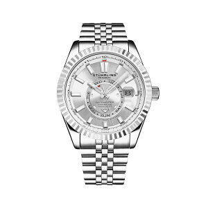 �X�^�[�����O �����Y �r���v �A�N�Z�T���[ Datemaster II Men s Swiss Automatic 42mm Stainless Steel Watch, Silver Dial, Fluted Bezel, Day & Date, 100M Water Resistant Silver