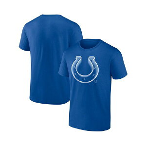 t@ieBNX Y TVc gbvX Men's Royal Indianapolis Colts Chrome Dimension T-Shirt Royal