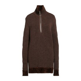 ラフ・シモンズ レディース ニット&セーター アウター Turtlenecks Brown