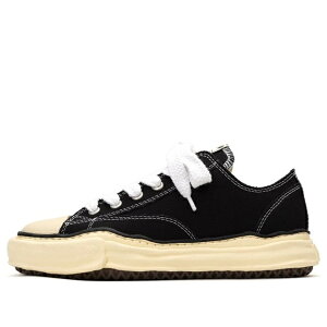 Maison MIHARA YASUHIRO �~�n�����X�q�� �����Y �X�j�[�J�[ �yMaison MIHARA YASUHIRO PETERSON VL OG Sole Canvas Low-top Sneaker 'Black' A09FW733-BLK�z �T�C�Y US_11.5(29.5cm)