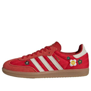 adidas �A�f�B�_�X ���f�B�[�X �X�j�[�J�[ �y(WMNS) adidas Samba 'Red Off White Gum' IH9056�z �T�C�Y US_7.5(24.5cm)