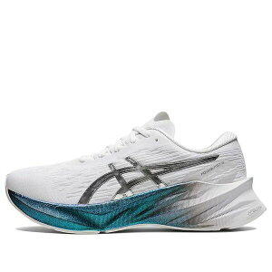 ASICS �A�V�b�N�X ���f�B�[�X �X�j�[�J�[ �y(WMNS) ASICS Novablast 3 Platinum 'White Metallic Blue' 1012B290-100�z �T�C�Y US_W_10
