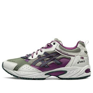 ASICS �A�V�b�N�X �����Y �X�j�[�J�[ �yASICS Gel-100 TR 'White Green Purple' 1203A095-301�z �T�C�Y US_7(25.0cm)
