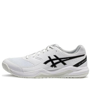 ASICS �A�V�b�N�X �����Y �X�j�[�J�[ �yASICS Gel-Dedicate 8 'White and Black' 1041A408-101�z �T�C�Y US_9.5(27.5cm)