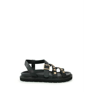 x Ah u[ fB[X T_ V[Y Morning Mood Chunky Stud Sandal Black