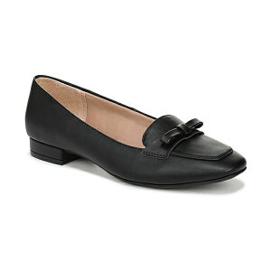 ���C�t�X�g���C�h ���f�B�[�X �T���_�� �V���[�Y Women's Claudine Square Toe Block Heel Ballerina Flats Black Faux Leather