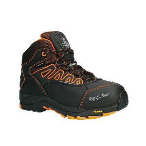 tbWEFA Y u[c V[Y Men's PolarForce Hiker Boot - Waterproof, Insulated Work Boots for Extreme Cold Weather with ASTM Safety Toe Black