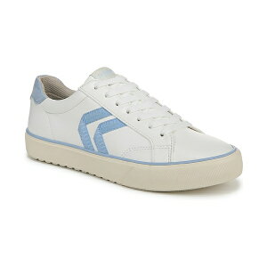 hN^[EV[ fB[X Xj[J[ V[Y Women's Offline Lace Up Sneakers White Blue Faux Leather